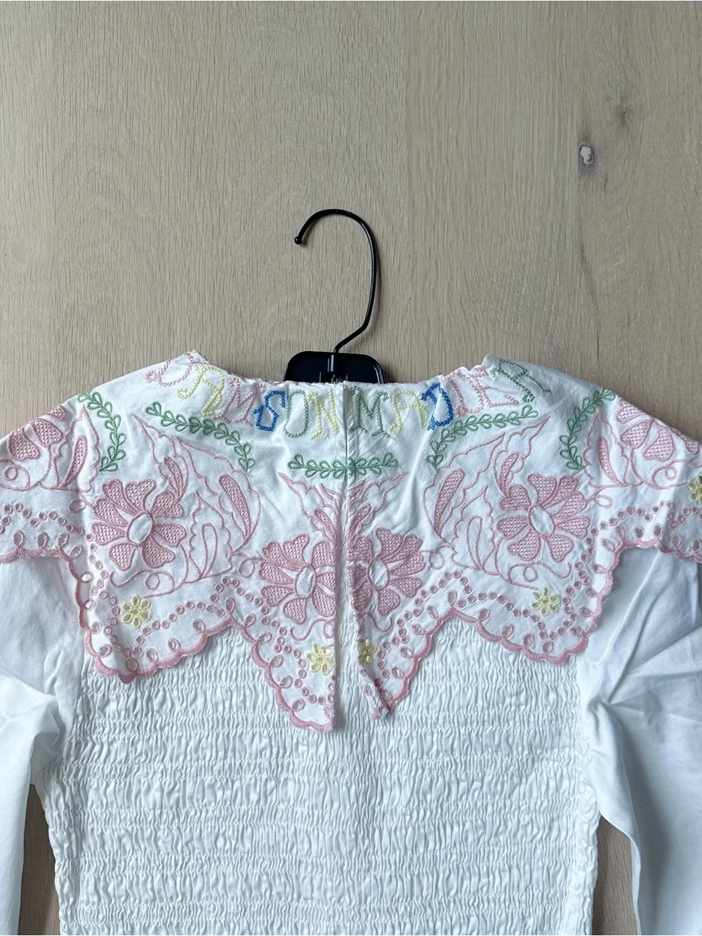NWT DAMSON MADDER FERN EMBROIDERED BLOUSE - Picture 9 of 10